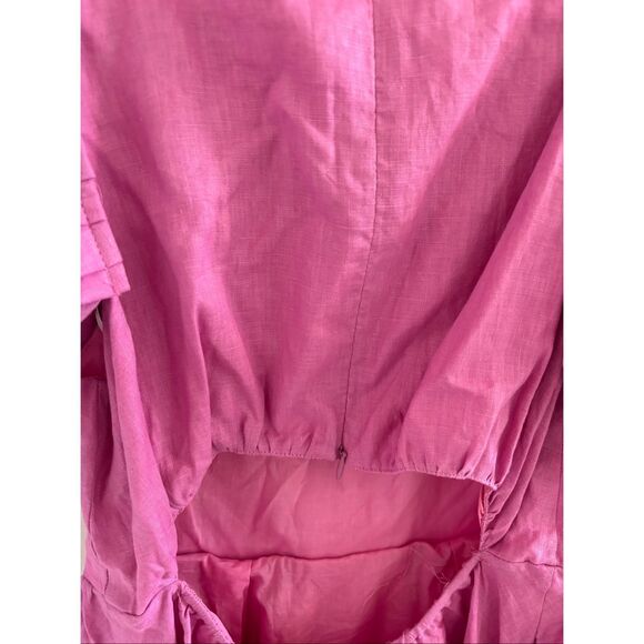 NWT Aureta Chloe Mini Dress in Pop Lilac, Medium $379 G8 - Picture 7 of 10